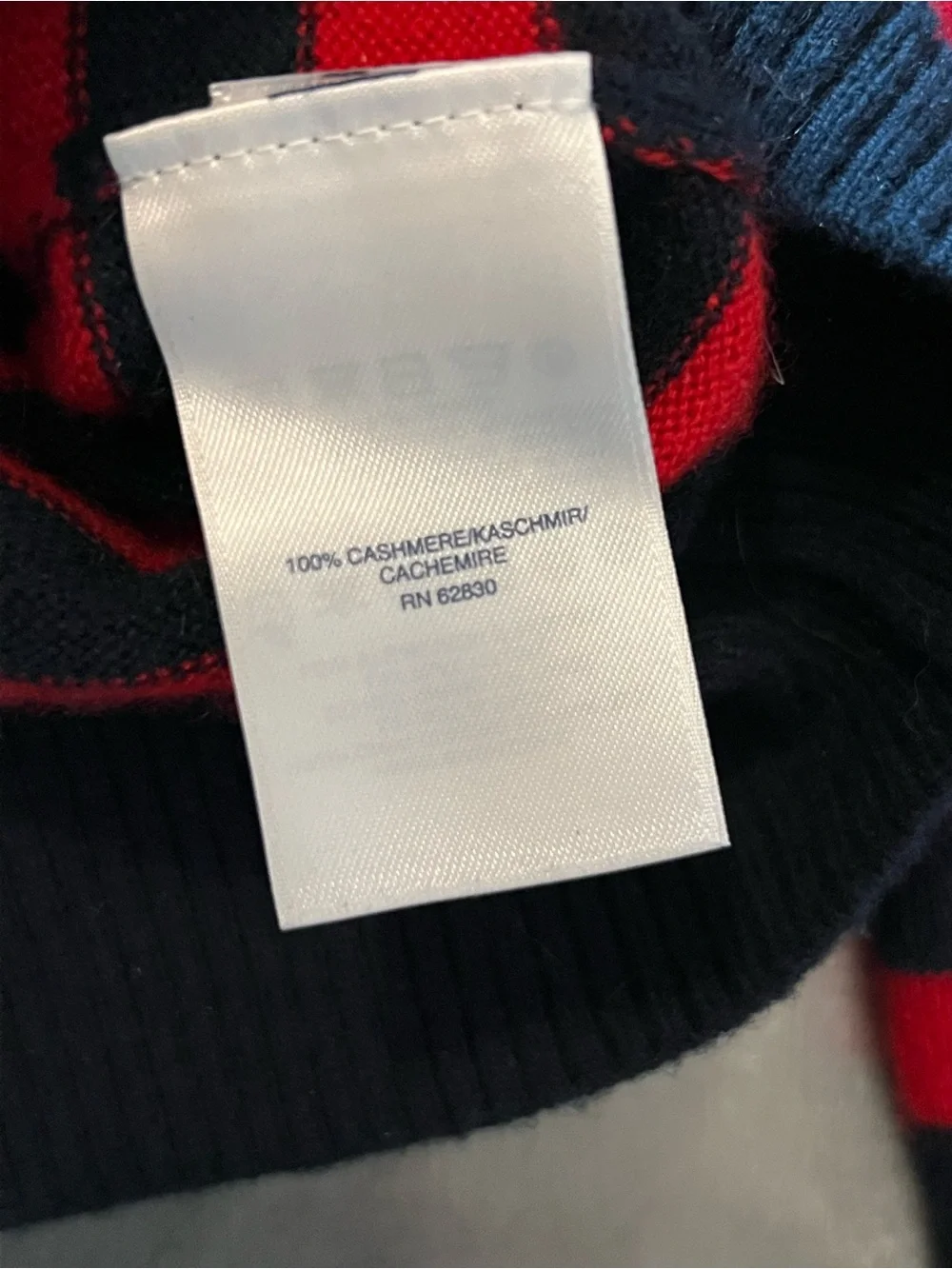 Lands' End Men's Crewneck 100% Cashmere Sweater